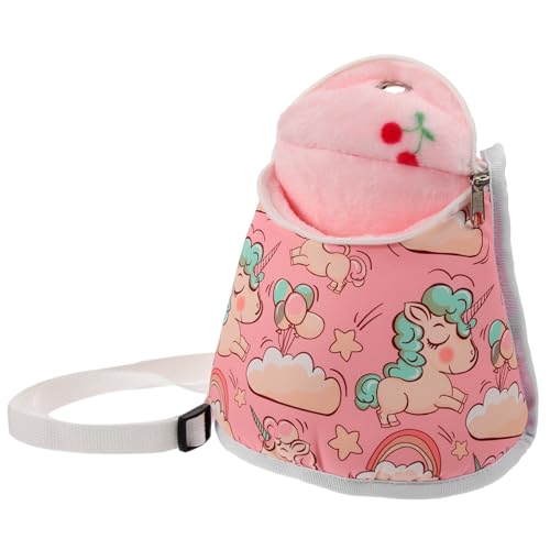 ibasenice Atmungsaktive Tragbare Hamster Tragetasche aus Robustem Canvas Kleine Haustier Reisetasche mit Reißverschluss Wärmeisolierend und Geeignet für Kaninchen Igel Chinchilla und Andere von ibasenice