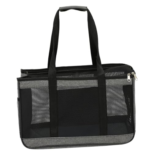 ibasenice Atmungsaktive Tragetasche für Haustiere Große Katzentransportbox aus Strapazierfähigem Mesh Oxford Material für Reisen ibasenice Atmungsaktive Tragetasche für Haustiere Große Katzentransportbox aus Strapazierfähigem Mesh Oxford Material für Reisen von ibasenice