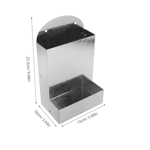 ibasenice Automatischer Hühnerfutterspender Metall Hänge-futtersilo Wetterfest Robustes Design Platzsparend Für Hühnerstall Kleiner Automatische Fütterung Dauerhafte Nutzung ibasenice Automatischer Hühnerfutterspender Metall Hänge-futtersilo Wetterfest Robustes Design Platzsparend Für Hühnerstall Kleiner Automatische Fütterung Dauerhafte Nutzung von ibasenice