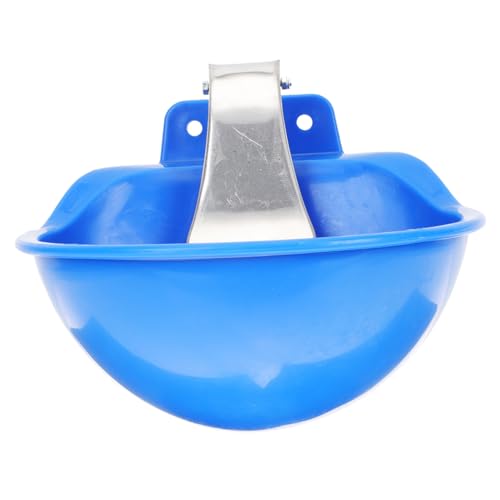 ibasenice Automatischer Trinkbrunnen Getränke Schüsseln automatischer wasserspender Automatic Water Dispenser landwirtschaftlicher Futterautomat Schwimmerauslass Wasserzufuhr Plastik Blue von ibasenice