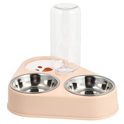 ibasenice Automatischer Wasserspender für Haustiere mit Futternäpfen Kapazität Rutschfestes Design für Katzen und Hygienisch und Langlebig für Sauberes ibasenice Automatischer Wasserspender für Haustiere mit Futternäpfen Kapazität Rutschfestes Design für Katzen und Hygienisch und Langlebig für Sauberes von ibasenice