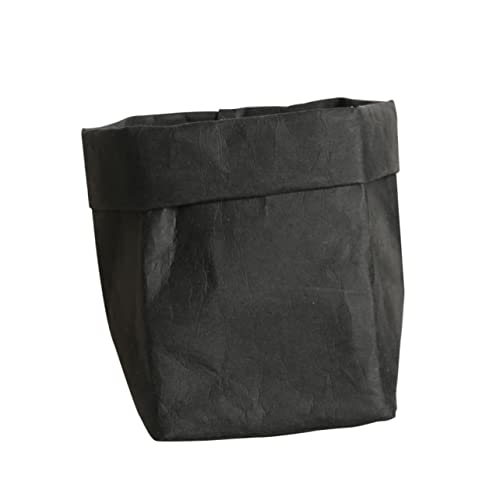 ibasenice Behälter Aus Kraftpapier Taschen Herstellen Extra Große Tasche Wiederverwendbare Einkaufstaschen Schnell Waschbar Aufbewahrung Von Spielzeugkörben Extra Große Tragetasche Black von ibasenice