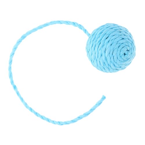 ibasenice Hängendes Katzenspielzeug Mit Kätzchenspielball Aus Sisalseil Und Glöckchen Interaktives Katzenspielzubehör Für Hauskatzen Zum Kauen Und Spielen von ibasenice