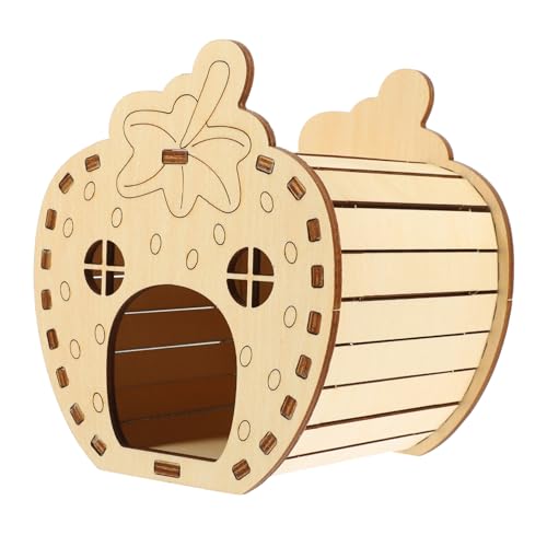 ibasenice Hamster-erdbeerzimmer Aus Holz Zum Selbstaufbau Hamsterhaus Hamsterversteck Für Kleine Tiere Zum Ausrufen Schlafen Und Klettern ibasenice Hamster-erdbeerzimmer Aus Holz Zum Selbstaufbau Hamsterhaus Hamsterversteck Für Kleine Tiere Zum Ausrufen Schlafen Und Klettern von ibasenice