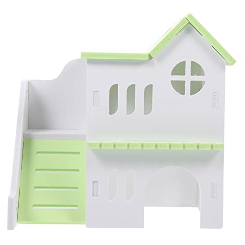 ibasenice Adorable Hamster House Doppellagige Villa Für Hamster Und Chinchillas Material Geräumig Für Käfig Und Terrarium Perfekter Rückzugsort Für Kleine Haustiere von ibasenice