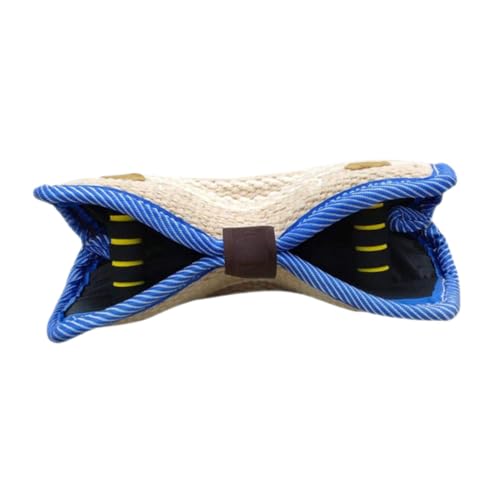 ibasenice Dog Biting Pillow mit Ergonomischen Griffen Robustes Jute Zerrspielzeug für Mittelgroße bis Große Hunde Professionelles Trainingskissen für Welpen und Arbeitshunde von ibasenice