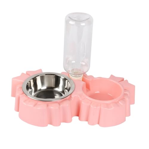 ibasenice Doppelnapf für Haustiere Futter und Wassernapf Automatisches Nachfüllsystem für Katzen und Rutschfestes Design Sicherer für Kleine bis Große ibasenice Doppelnapf für Haustiere Futter und Wassernapf Automatisches Nachfüllsystem für Katzen und Rutschfestes Design Sicherer für Kleine bis Große von ibasenice