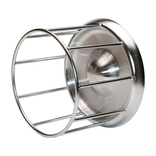 ibasenice Edelstahl Futter Wassernapf für Landschildkröten und Reptilien Rostfrei Robust Hygienisch Mittlere Praktischer Napf für Sauberes Füttern und Tränken im Terrarium ibasenice Edelstahl Futter Wassernapf für Landschildkröten und Reptilien Rostfrei Robust Hygienisch Mittlere Praktischer Napf für Sauberes Füttern und Tränken im Terrarium von ibasenice