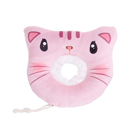 ibasenice Elizabeth-Kragen Katze Nach Donut-katzenhalsband Kätzchenkragen Haustier Name Kätzchen-halskegel Einstellbar Katze Kegelhalsband Für Rosa Pp Baumwolle von ibasenice