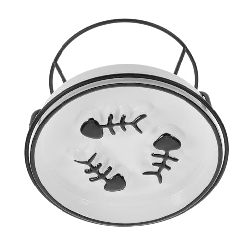 ibasenice Erhöhter Futternapf Für Katzen Und Hunde, Keramik-Slow-Feeder Zur Vermeidung Von Erstickungsanfällen, Futter- Und Wassernapf Mit Hohem Boden Für Kleine Haustiere ibasenice Erhöhter Futternapf Für Katzen Und Hunde, Keramik-Slow-Feeder Zur Vermeidung Von Erstickungsanfällen, Futter- Und Wassernapf Mit Hohem Boden Für Kleine Haustiere von ibasenice