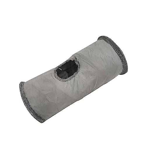 ibasenice Faltbarer Katzentunnel aus Strapazierfähigem Mikrofaser Suede Katzenbett und Nest für Kätzchen Welpen und Kaninchen S Indoor und Rückzugsort von ibasenice