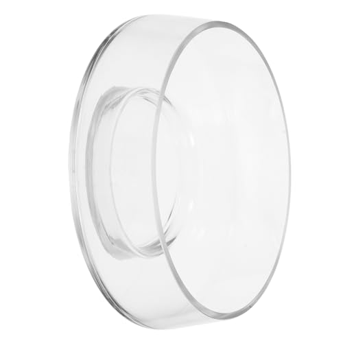 ibasenice Fischglasvasen Terrarium Blumenvase Anzuchtgläser Dekorative Vase Tischdekoration Zylindrisches Aquarium Runde Vase Anzuchtvase Hydrokultur Pflanzgefäß Transparentes von ibasenice