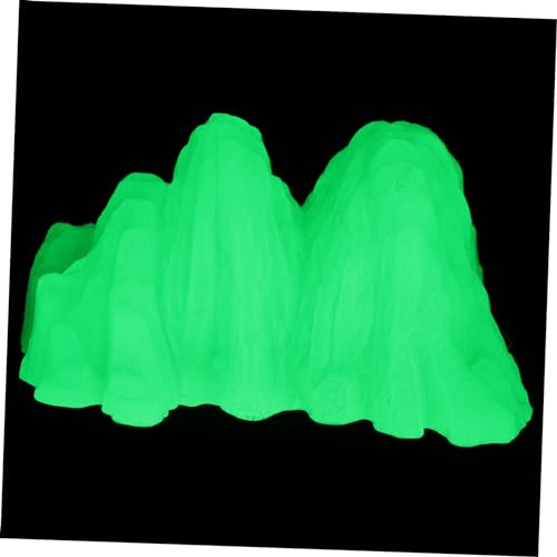 ibasenice Fluoreszierende Steingartenlandschaft Krabbe Bausatz Halter Tank Teich Netz Zubehör Für Aquarien Luftpumpe Für Aquarien Ornament Panzer Seemerkonte Light Green Plastik von ibasenice