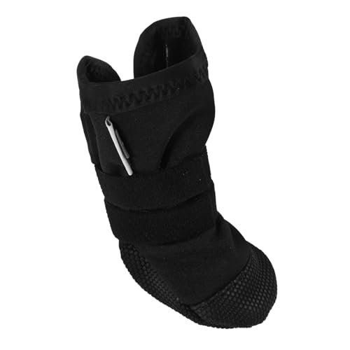 ibasenice Fußabdeckung Für Haustiere Booties Für Hundepfoten Lange Hundestiefel Pfotenabdeckungen Für Katzen Hundestiefel Für Den Winterschnee Regenstiefel Für Hunde Polyester Black von ibasenice