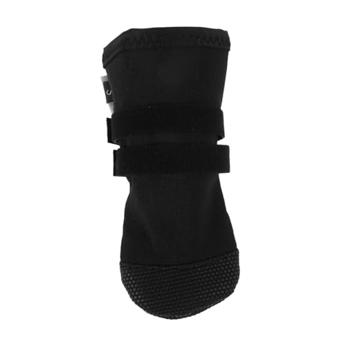 ibasenice Fußabdeckung Für Haustiere Hundeschuhe Zum Wandern Hundefußabdeckungen Hundestiefel Für Den Winterschnee Hundeschuhe Für Große Hunde Stiefeletten Für Große Hunde Black Polyester von ibasenice