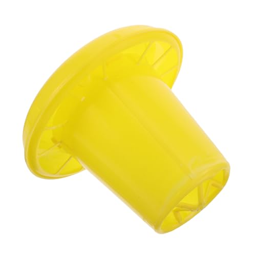 ibasenice Futtereimer Für Hühner Geflügelwasserversorgung Wasserspender Für Hühner Automatischer Wachtelfutterautomat Zubehör Für Hühnerställe Entenwässerungseimer Yellow Plastik von ibasenice