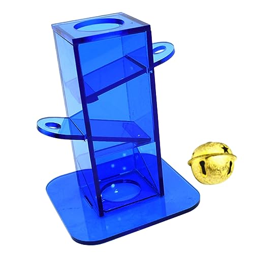 ibasenice Spielzeug Für Nymphensittiche Interaktives Push-Pull-Turm Spielzeug Für Papageien Futtersuche Training Prop Aus Hochwertigem Acrylmaterial Für Kleine Vögel von ibasenice