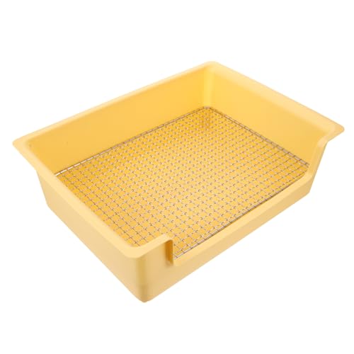 ibasenice Große Kaninchentoilette Ecktoilette für Kleine Tiere für Meerschweinchen und Hamster Kompakte und Tragbare Kleintier Toilette Einfache und ibasenice Große Kaninchentoilette Ecktoilette für Kleine Tiere für Meerschweinchen und Hamster Kompakte und Tragbare Kleintier Toilette Einfache und von ibasenice