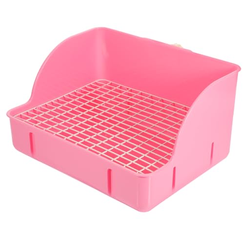 ibasenice Großes Kaninchen Toiletten Tablett mit Wanddesign Langlebig aus Hochwertigem PP Auslaufsicher für Wohnung und Garten für Kaninchen Meerschweinchen Hundetraining und von ibasenice
