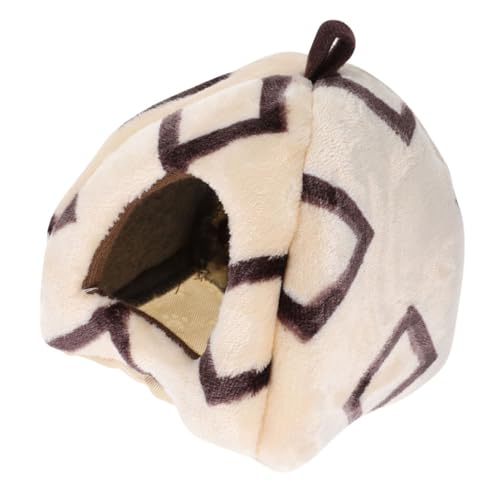 ibasenice Hängematte Für Hamster Gemütliches Baumwoll Hängebett Für Kleintiere Winterfester Rückzugsort Im Käfig Design Für Maximalen Plüschversion von ibasenice