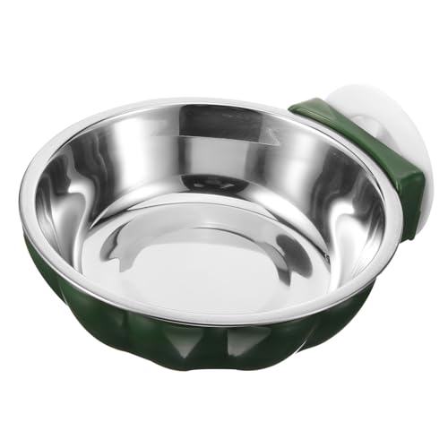 ibasenice Hängender Futternapf aus und Kunststoff Auslaufsicher Leicht zu Reinigen Geeignet für Katzen Hunde Meerschweinchen Praktische Futter und Wasserschale im Käfig von ibasenice