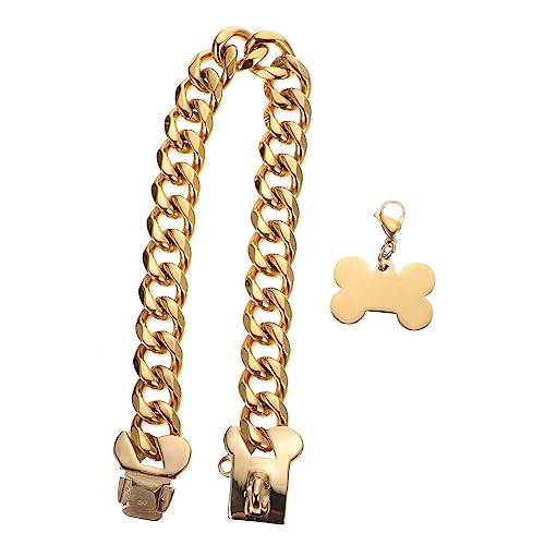ibasenice Halsband Für Hunde Aus Titanstahl Mit Entzückendem Haustieranhänger Zum Personalisieren Als Dekoratives Hundehalsband Für DIY Und Verschiedene Anlässe von ibasenice