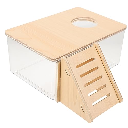 ibasenice Hamster Badebox Für Kleine Haustiere Transparente Sandbad Box Mit Holzleiter Für Chinchillas Und Hamster Fördert Und Spielspaß Teiliges ibasenice Hamster Badebox Für Kleine Haustiere Transparente Sandbad Box Mit Holzleiter Für Chinchillas Und Hamster Fördert Und Spielspaß Teiliges von ibasenice