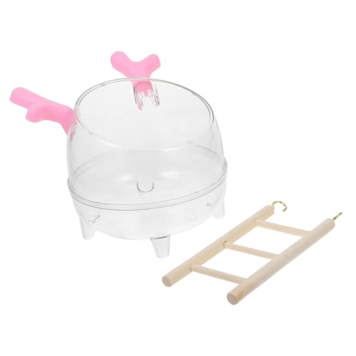 ibasenice Hamster Badezimmer Toilette Hamster Badewanne Hamster Badewanne Becken Graben Streu Chinchilla Badezimmer Sandbadewanne Tierbadehaus Meerschweinchen Spa Schüssel Pflege von ibasenice