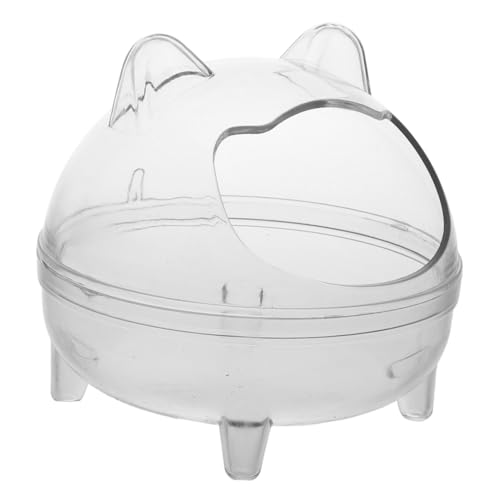 ibasenice Hamster Sandbad Badebox Für Kleintiere Badebehälter Für Hamster Und Mäuse Mit Abnehmbarem Design Für Einfache Aus Robustem Abs Material von ibasenice