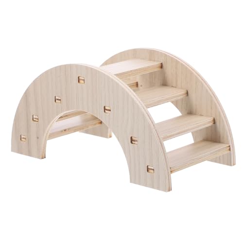 ibasenice Hamster Holzbrücke für Kleintiere Kletter und Spielplatz für Chinchillas Meerschweinchen und Hamster Sicher für Käfigdeko und Beschäftigung ibasenice Hamster Holzbrücke für Kleintiere Kletter und Spielplatz für Chinchillas Meerschweinchen und Hamster Sicher für Käfigdeko und Beschäftigung von ibasenice