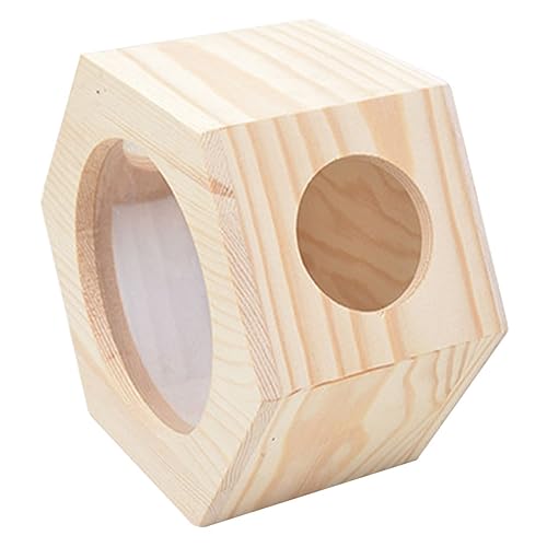 ibasenice Hamster Holzhaus Nest Spielhaus zum Klettern und Nagen für Zwerghamster Ratten Kleintiere Sicher und Langlebig Versteck und Spielplatz ibasenice Hamster Holzhaus Nest Spielhaus zum Klettern und Nagen für Zwerghamster Ratten Kleintiere Sicher und Langlebig Versteck und Spielplatz von ibasenice