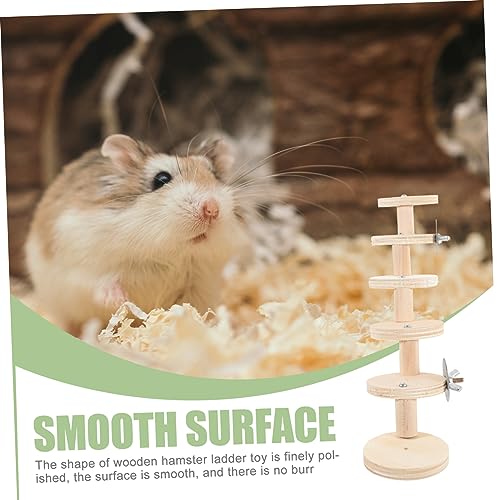 ibasenice Hamster Holzleiter Robuste Kletterleiter für Kleintiere Stufige Natürliche Holzplattform Sicheres Kauspielzeug und Aktivitätsspielplatz für Meerschweinchen und Rennmäuse ibasenice Hamster Holzleiter Robuste Kletterleiter für Kleintiere Stufige Natürliche Holzplattform Sicheres Kauspielzeug und Aktivitätsspielplatz für Meerschweinchen und Rennmäuse von ibasenice