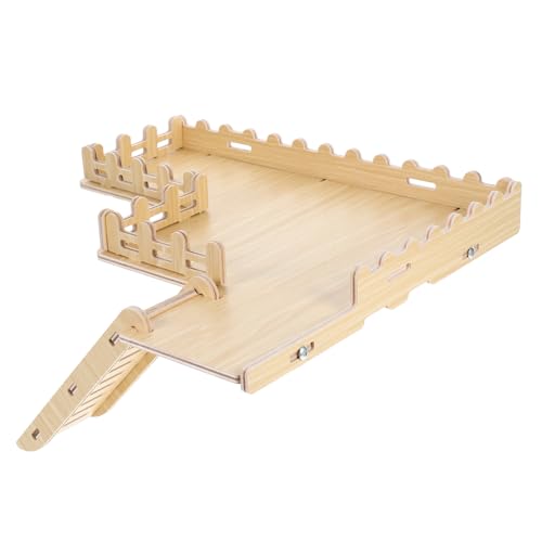 ibasenice Hamster-Holzplattform Hamster Hamster Spielplatz Klettergerüste für Hamster Tierspielplattform mit Leiter Holzbrett für Hamster Holzhamsterklettern hölzern Khaki ibasenice Hamster-Holzplattform Hamster Hamster Spielplatz Klettergerüste für Hamster Tierspielplattform mit Leiter Holzbrett für Hamster Holzhamsterklettern hölzern Khaki von ibasenice