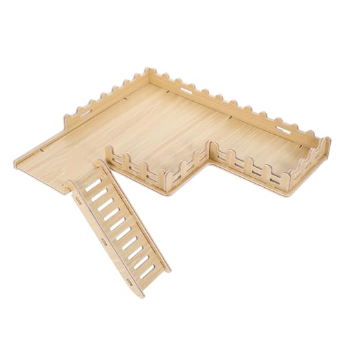 ibasenice Hamster-Holzplattform Hamster Hamster Spielplatz Tisch für Hamster Hamsterkäfig aus Holz Hamster Kletterplattform aus Holz Hamsterhäuser Lebensraum hölzern Khaki ibasenice Hamster-Holzplattform Hamster Hamster Spielplatz Tisch für Hamster Hamsterkäfig aus Holz Hamster Kletterplattform aus Holz Hamsterhäuser Lebensraum hölzern Khaki von ibasenice