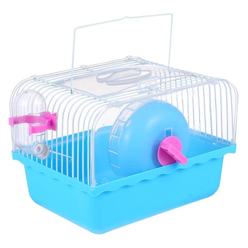 ibasenice Hamster Käfig Tragetasche Transparentes Haustier Nest für Kleintiere für Hamster Rennmäuse und Ratten Versteck und Schlafplatz für Ihre Kleinen Haustiere von ibasenice