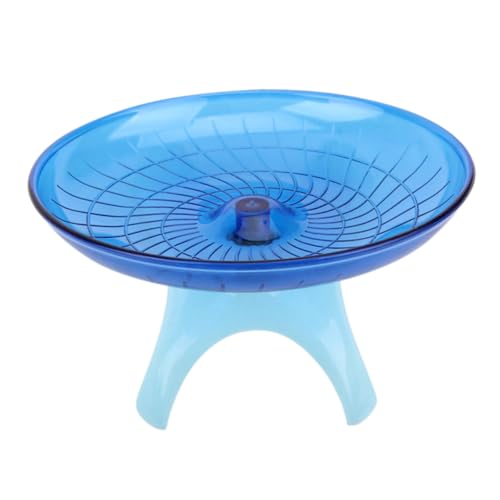 ibasenice Hamster Laufrad Blaue Non Run Disc Kleintier Trainingsrad für Hamster Zwerghamster und Kleine Haustiere Geeignet Pet Exercise Wheel Langlebig Komfortabel von ibasenice