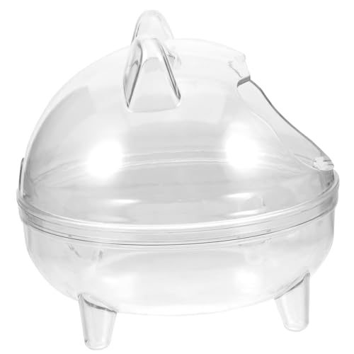 ibasenice Hamster Sandbad Badezimmer Transparent mit Abnehmbarem Deckel Tiefer Sandkasten für Kleine Haustiere Wie Hamster Rennmäuse Chinchillas Robust und Auslaufsicher Sandbad für Käfige ibasenice Hamster Sandbad Badezimmer Transparent mit Abnehmbarem Deckel Tiefer Sandkasten für Kleine Haustiere Wie Hamster Rennmäuse Chinchillas Robust und Auslaufsicher Sandbad für Käfige von ibasenice