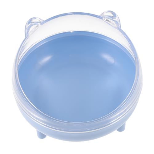ibasenice Hamster Sandbadhaus mit Halbtransparentem Deckel Tragbarer Sandbadbehälter für Hamster zur Stresslinderung und Fellreinigung Design für Sicheres und Pflege ibasenice Hamster Sandbadhaus mit Halbtransparentem Deckel Tragbarer Sandbadbehälter für Hamster zur Stresslinderung und Fellreinigung Design für Sicheres und Pflege von ibasenice