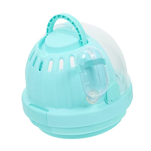 ibasenice Hamster Trägersystem für Reisen Tragbarer Käfig mit Trinkflasche und Matte aus Hochwertigem Material für Kleine Haustiere Wie Hamster Chinchillas und Frettchen von ibasenice