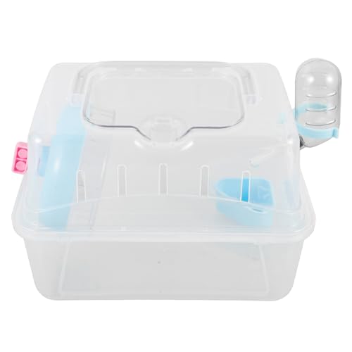ibasenice Hamster Tragekäfig Kleintier Tragetasche aus Langlebigem Transparenter Reisekäfig für Hamster Mäuse und Frettchen für Unterwegs Robust ibasenice Hamster Tragekäfig Kleintier Tragetasche aus Langlebigem Transparenter Reisekäfig für Hamster Mäuse und Frettchen für Unterwegs Robust von ibasenice