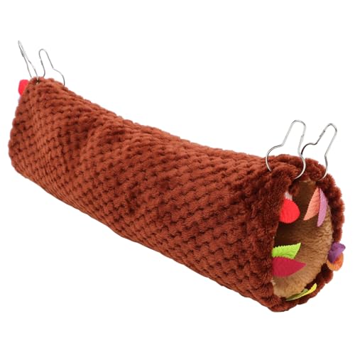 ibasenice Hamster Tunnel für Nager Warmes Schlafsack aus Weichem Material für Hamster Meerschweinchen und Chinchillas Schaffen Einen Gemütlichen Rückzugsort Kalten ibasenice Hamster Tunnel für Nager Warmes Schlafsack aus Weichem Material für Hamster Meerschweinchen und Chinchillas Schaffen Einen Gemütlichen Rückzugsort Kalten von ibasenice