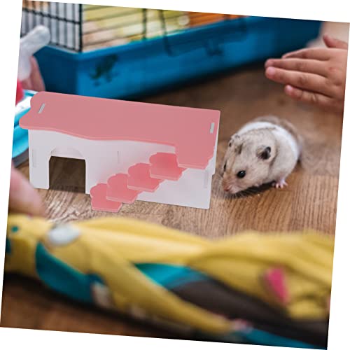 ibasenice Hamster Versteck Haus mit Leiter Langlebiges PVC Mehrkammerhaus für Meerschweinchen und Zwerghamster Sicheres Spiel und Ruhehaus Komfortables Nest für Kleine Haustiere ibasenice Hamster Versteck Haus mit Leiter Langlebiges PVC Mehrkammerhaus für Meerschweinchen und Zwerghamster Sicheres Spiel und Ruhehaus Komfortables Nest für Kleine Haustiere von ibasenice