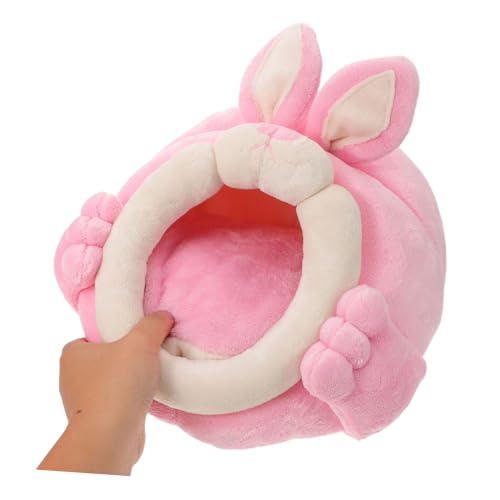 ibasenice Hamster Versteck aus Kaninchenbaumwolle Wärmendes Kleintier Nest Schlafplatz für Hamster Meerschweinchen Zuckergleiter Isoliertes Winterbett mit Tragbar Design für Kleine Haustiere ibasenice Hamster Versteck aus Kaninchenbaumwolle Wärmendes Kleintier Nest Schlafplatz für Hamster Meerschweinchen Zuckergleiter Isoliertes Winterbett mit Tragbar Design für Kleine Haustiere von ibasenice