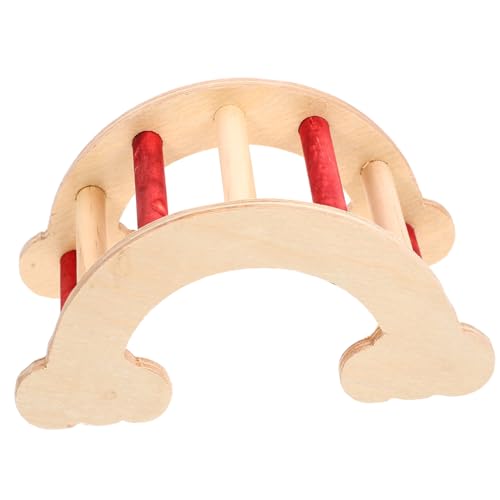 ibasenice Holzleiter Für Hamster Haustier Spielzeug Multifunktional Trageleiter Hamsterkäfig Dekoration Kreative Hamsterleiter Holz Spielzeug Für Hamster Chinchilla von ibasenice