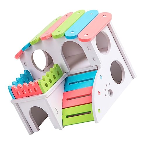 ibasenice Hamsterhaus Zwerghamster Hamsterhäuser Hamster Unterschlupf verstecken Hamster verbirgt Sich Hamster käfig Hamster cage nagerhaus Haustier-Mäuse-Hütte Hamsterhütte hölzern Colorful ibasenice Hamsterhaus Zwerghamster Hamsterhäuser Hamster Unterschlupf verstecken Hamster verbirgt Sich Hamster käfig Hamster cage nagerhaus Haustier-Mäuse-Hütte Hamsterhütte hölzern Colorful von ibasenice