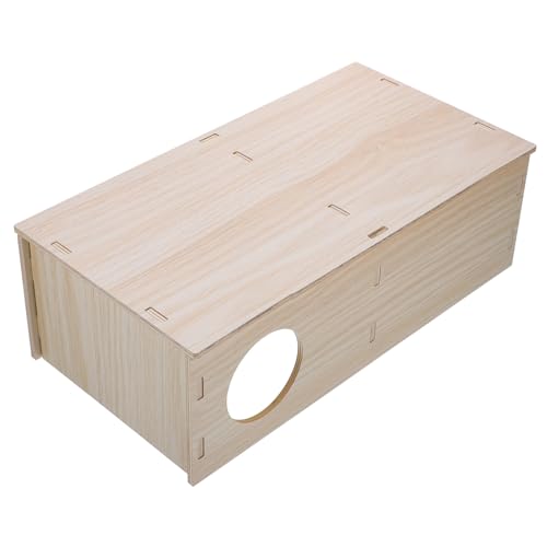 ibasenice Hamsterhaus aus Holz für Kleintiere Mehrkammer Hamsterversteck Sicheres und Lustiges Spielzeugzubehör für Meerschweinchen und Zwerghamster Entspannen ibasenice Hamsterhaus aus Holz für Kleintiere Mehrkammer Hamsterversteck Sicheres und Lustiges Spielzeugzubehör für Meerschweinchen und Zwerghamster Entspannen von ibasenice