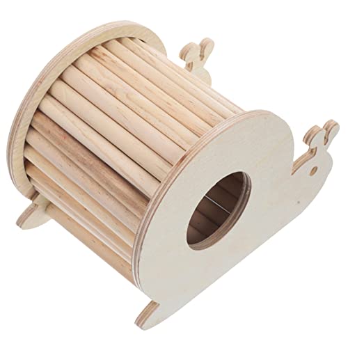 ibasenice Hamsternest Hamsterkäfig Tunnel für Hamster Haustierversteck für Käfig Kleintierleiter Verstecke hamsterspielzeug Hamster brücke Heimtierbedarf kleines Versteck für Hamster hölzern von ibasenice