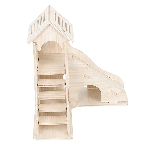 ibasenice Holz Hamsterversteck Kreatives Hamsternest mit Kletterleiter Haustier Spielzeug für Meerschweinchen und Kleintiere Langlebig und Dekorativ ibasenice Holz Hamsterversteck Kreatives Hamsternest mit Kletterleiter Haustier Spielzeug für Meerschweinchen und Kleintiere Langlebig und Dekorativ von ibasenice
