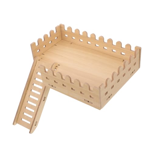 ibasenice Hamsterplattform aus Massivem Holz mit Rampe Kleintier Spielplatz für Hamster und Kleine Haustiere Kletter und Ruhebereich Geeignet für Hamster Meerschweinchen Chinchillas und ibasenice Hamsterplattform aus Massivem Holz mit Rampe Kleintier Spielplatz für Hamster und Kleine Haustiere Kletter und Ruhebereich Geeignet für Hamster Meerschweinchen Chinchillas und von ibasenice