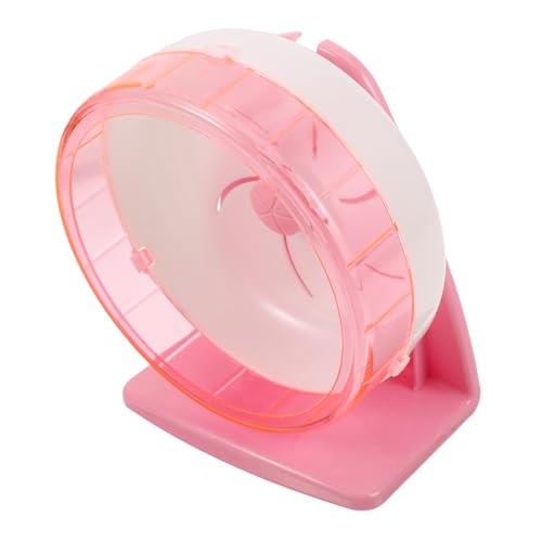 ibasenice Hamsterrad Leise Hamsterlaufrad Kompakt Geräuscharm Langlebig Hamsterzubehör Käfigspielzeug für Kleintiere mit Farbigem Design Sichere Bewegung und Muskelaufbau von ibasenice